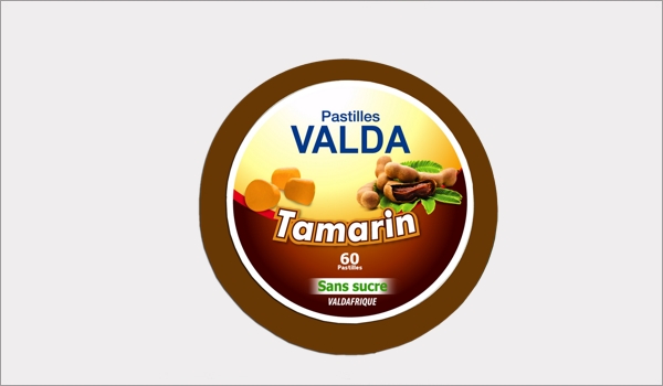 Pastilles VALDA au Tamarin (Sans Sucre) – B/60